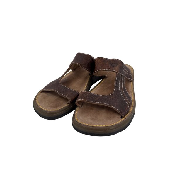 Dr. Martens Air-Cushioned Brown Leather Sandals Size 7 Chunky - Picture 1 of 8